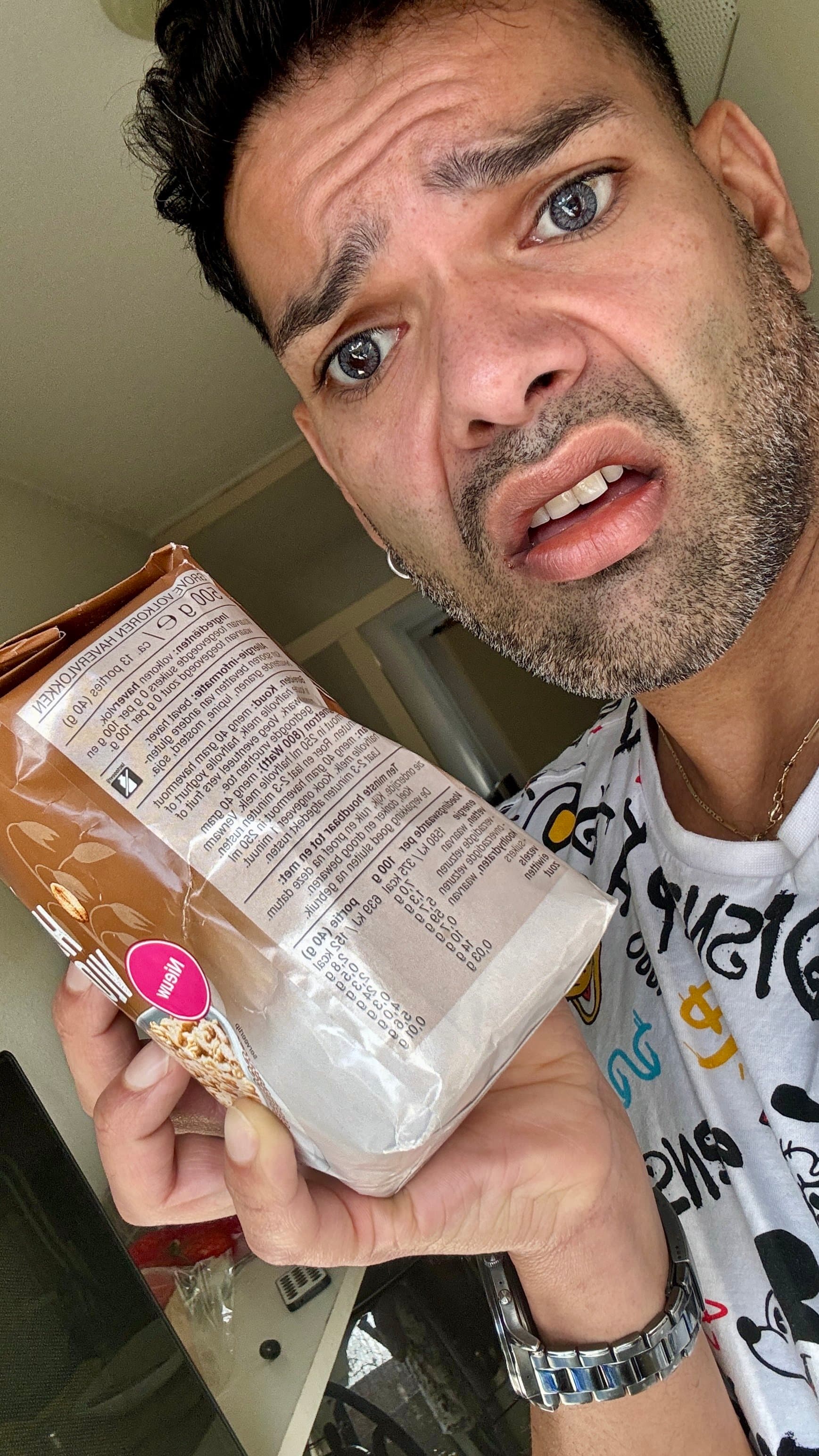 Voedingsetiket op een verpakking lezen